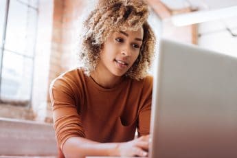 Girl at Computer
